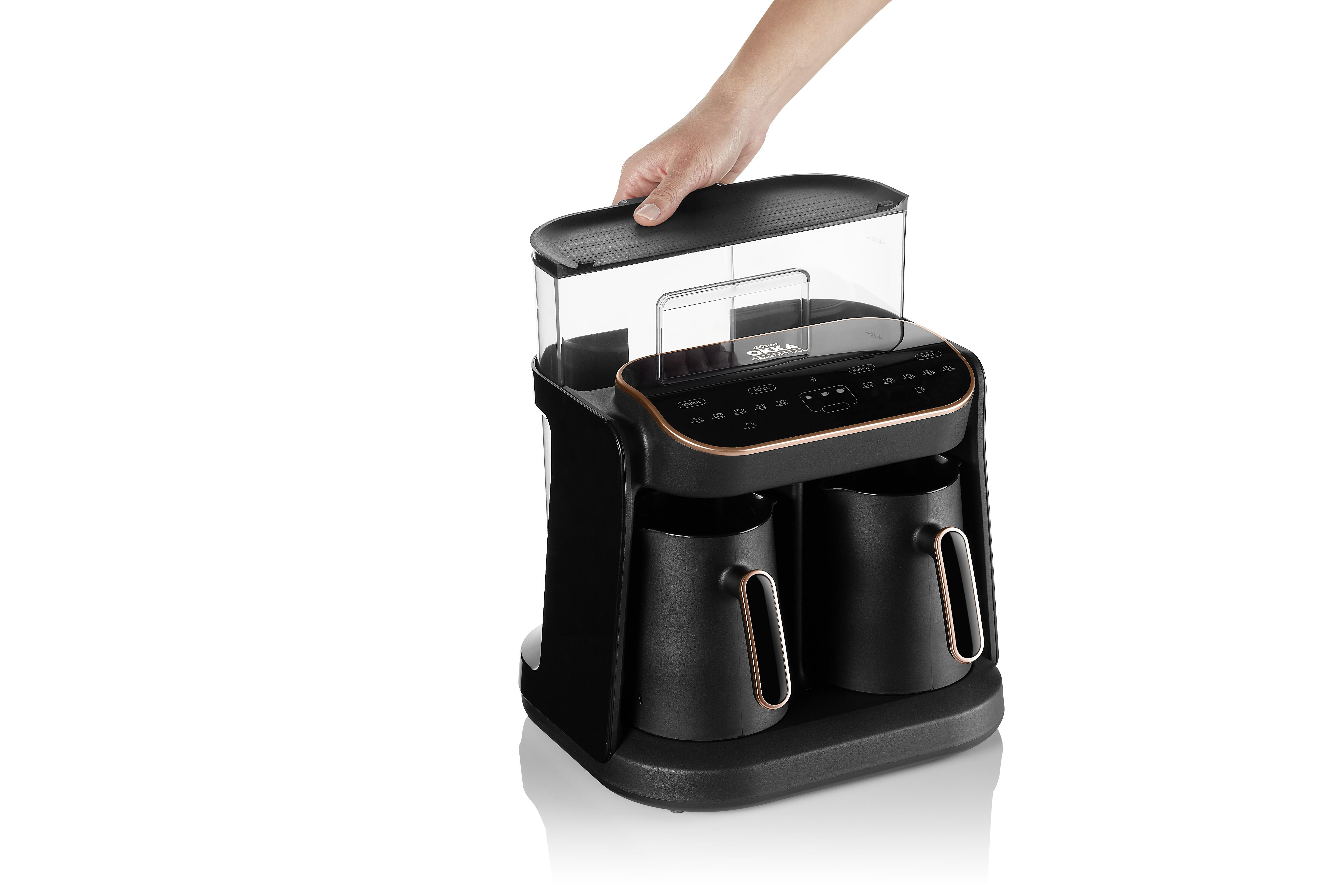 ARZUM OK007-B Grandio Duo Mokka-Maschine Schwarz/Bronze