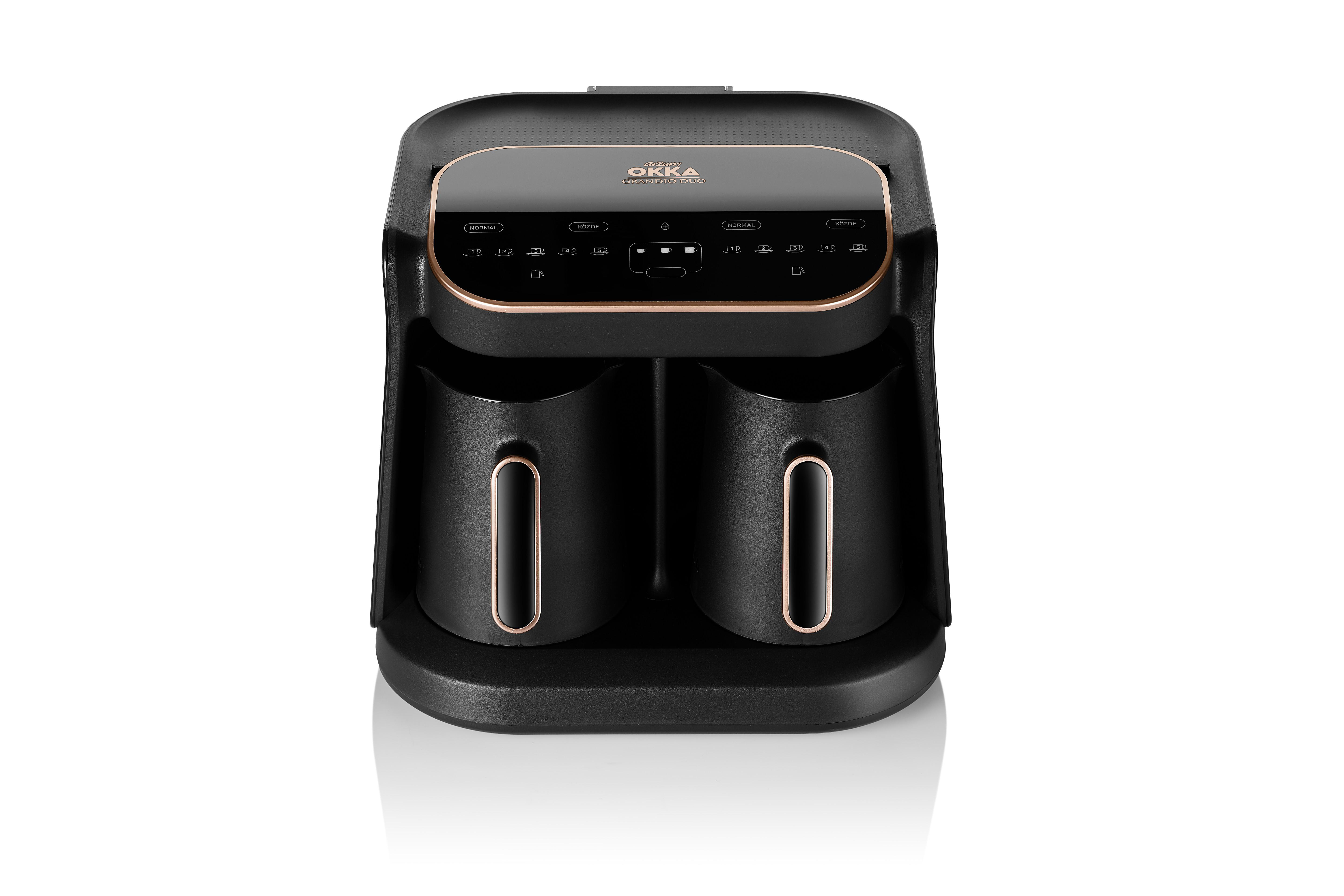 ARZUM OK007-B Grandio Duo Mokka-Maschine Schwarz/Bronze