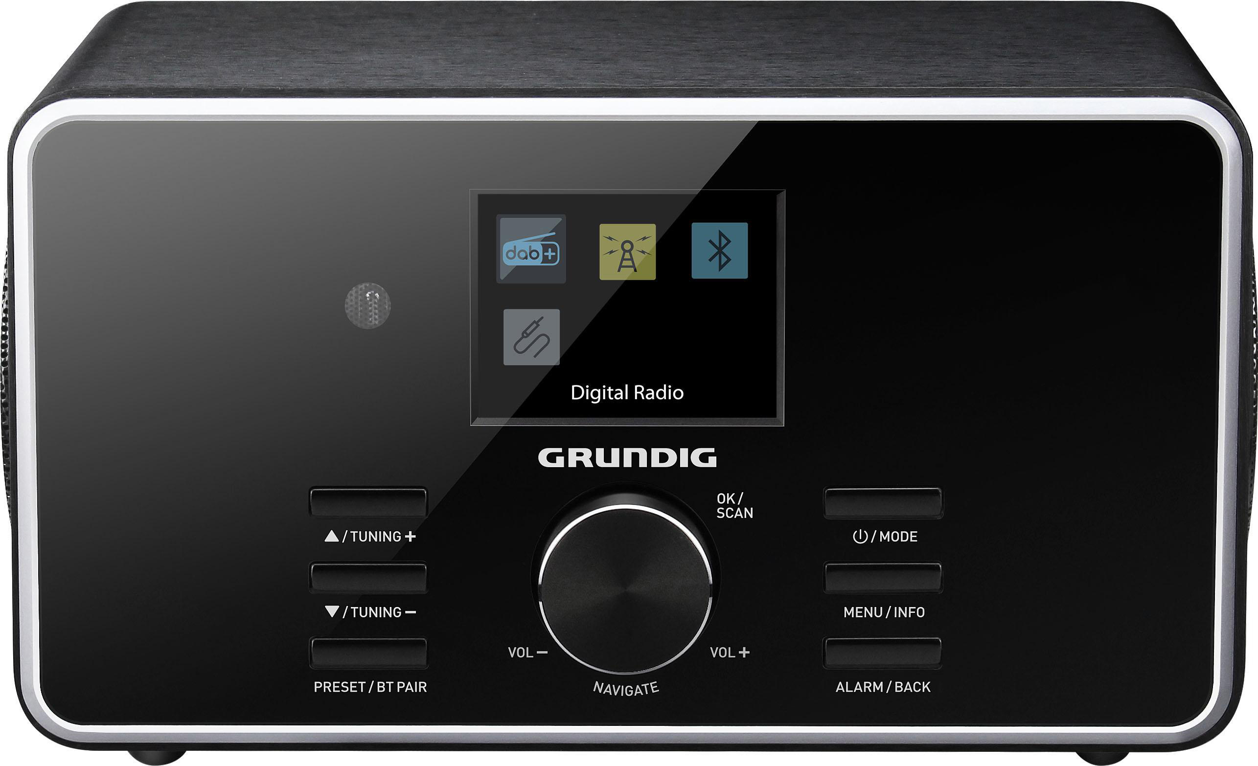 4500 GRUNDIG Schwarz / DTR Digitalradio, / DAB+, FM RDS FM, DAB+,