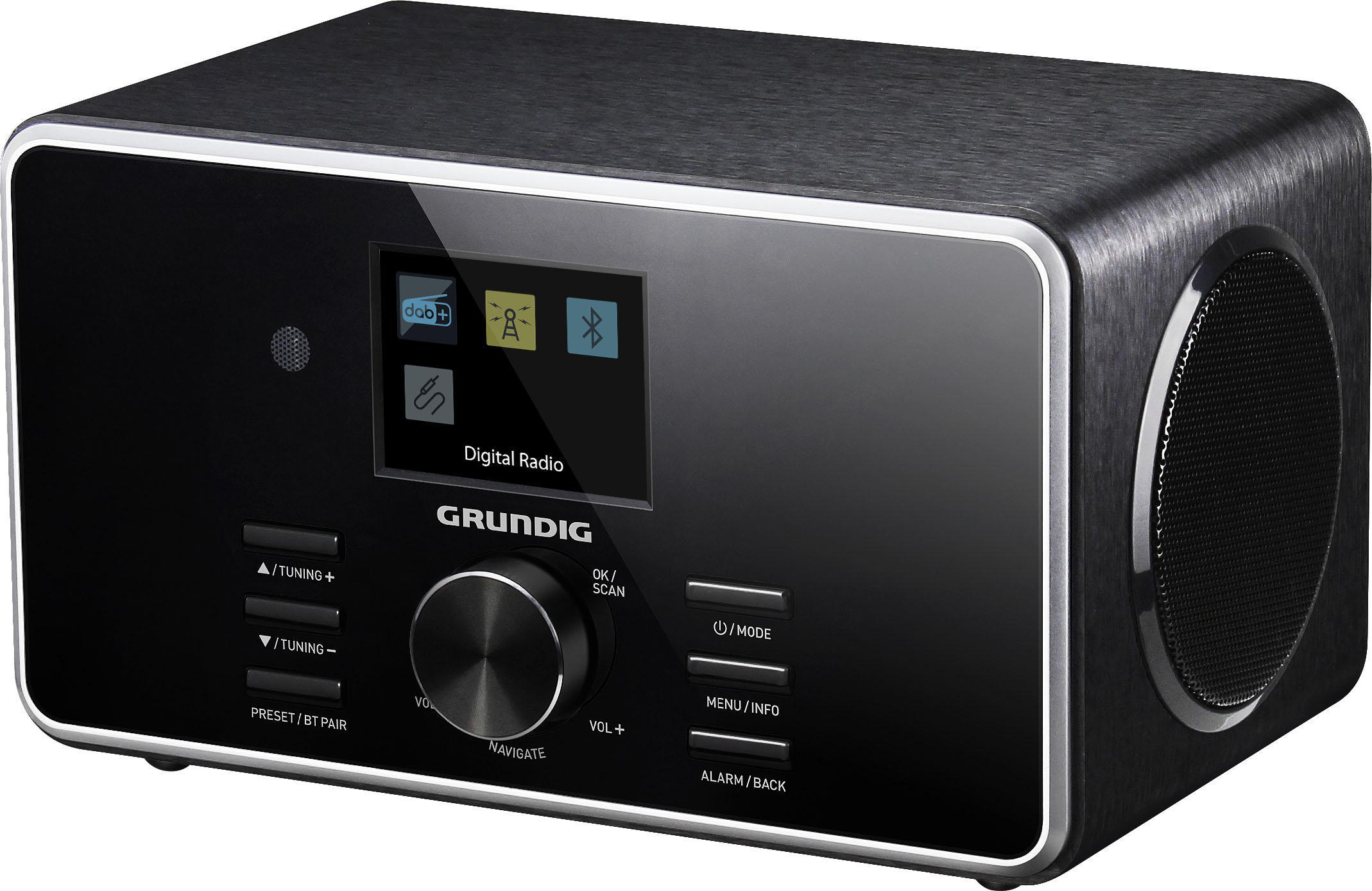 FM Digitalradio, Schwarz DTR / 4500 / DAB+, DAB+, GRUNDIG FM, RDS