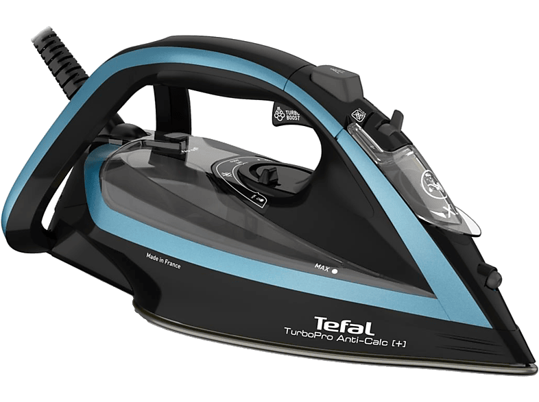 TEFAL FV5695E1 Turbo Pro Anti Calc Gőzölős vasaló, fekete-kék