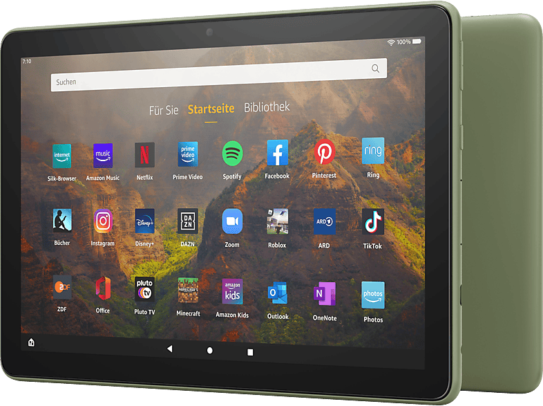 AMAZON Fire HD 10Tablet (2021), Tablet, 32 GB, 10,1 Zoll, Olivgrün Tablet, 32 Olivgrün kaufen