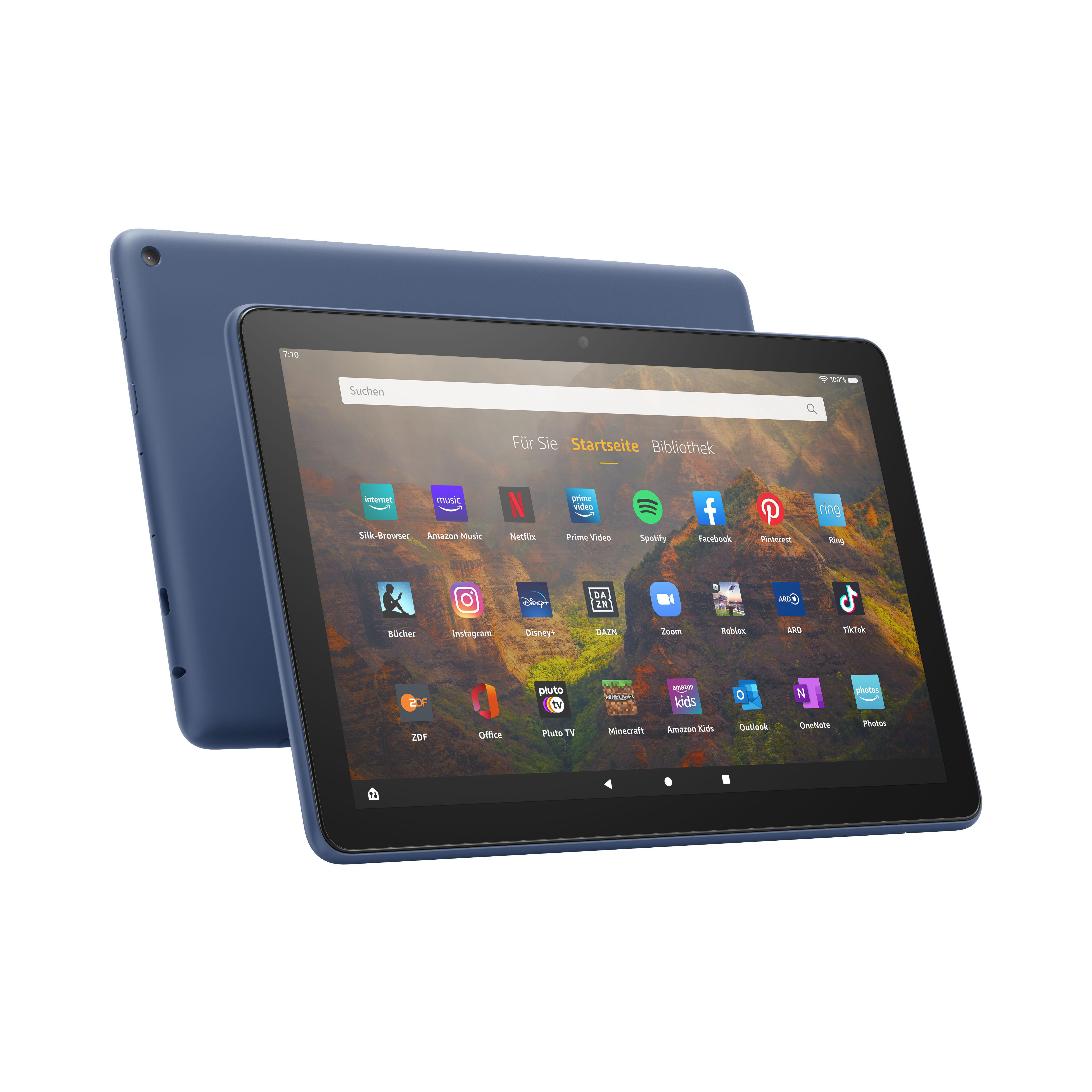 AMAZON Fire HD 10 mit Spezialangeboten, Tablet, 32 GB, 10,1 Zoll, Blue