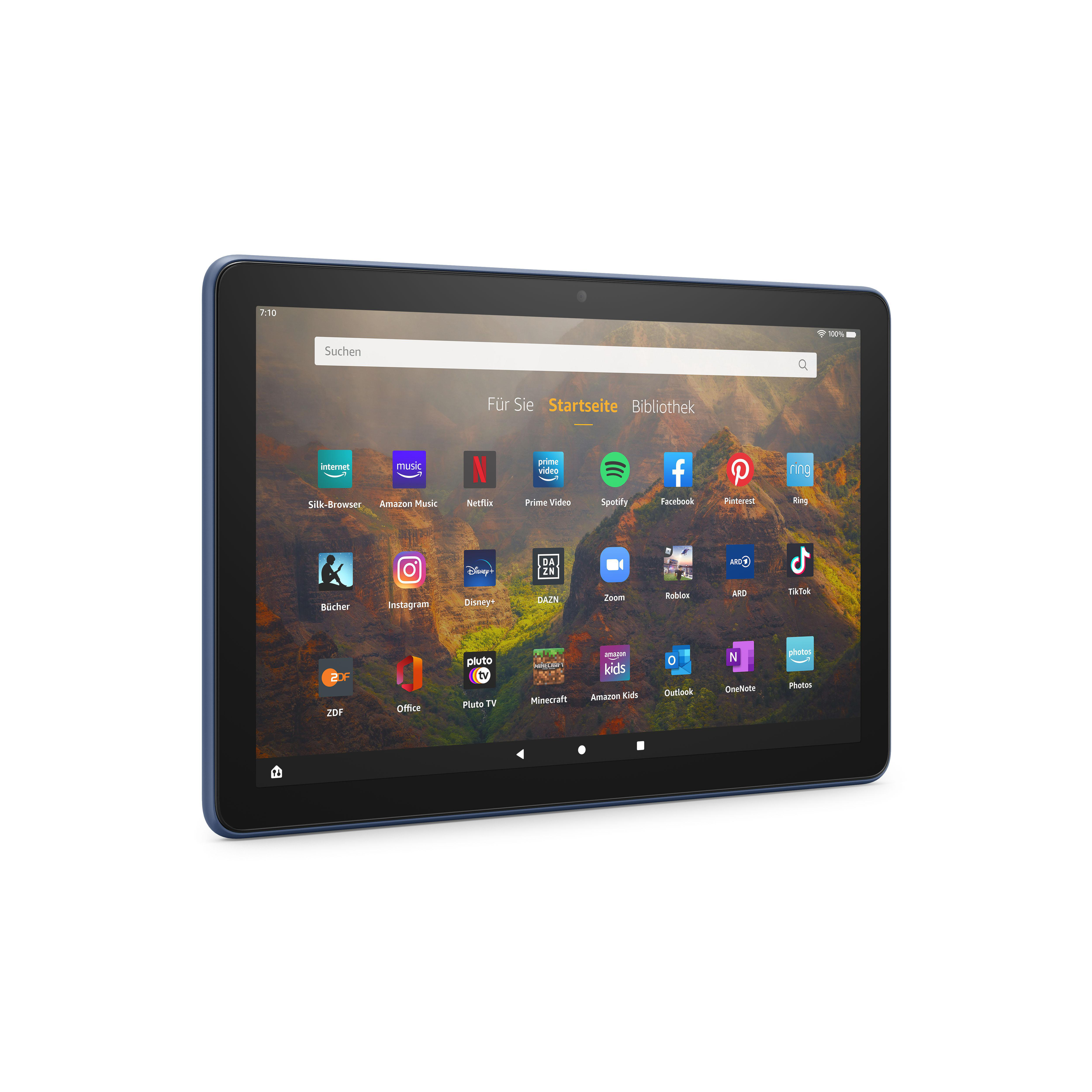 AMAZON Fire HD 10 mit Spezialangeboten, Tablet, 32 GB, 10,1 Zoll, Blue
