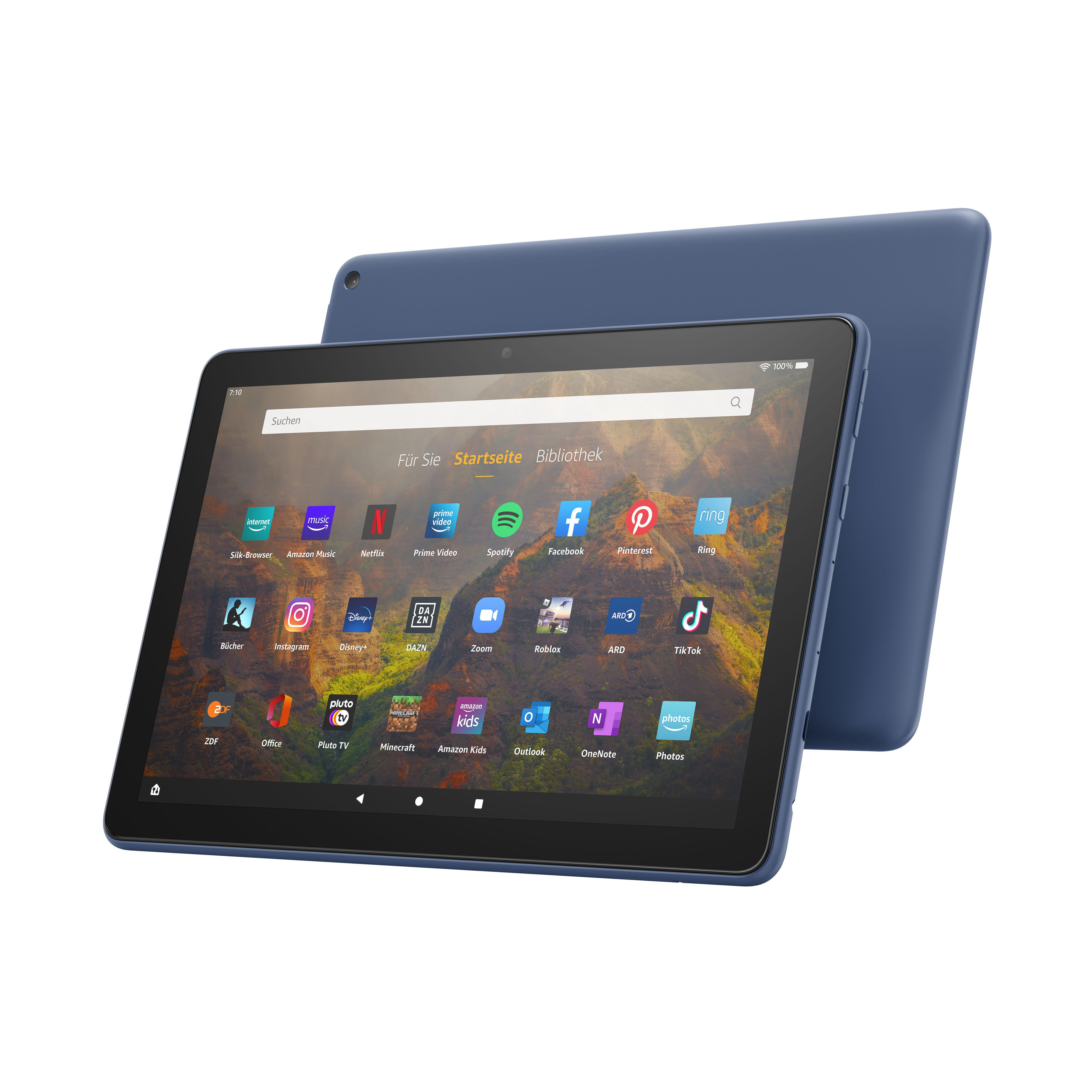 AMAZON Fire HD 10 mit Spezialangeboten, Tablet, 32 GB, 10,1 Zoll, Blue