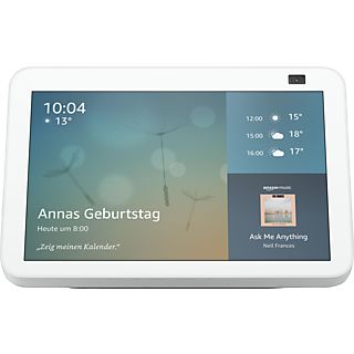 AMAZON Echo Show 8 (2. Generation) HD-Smart Display mit 13 MP Kamera, weiß