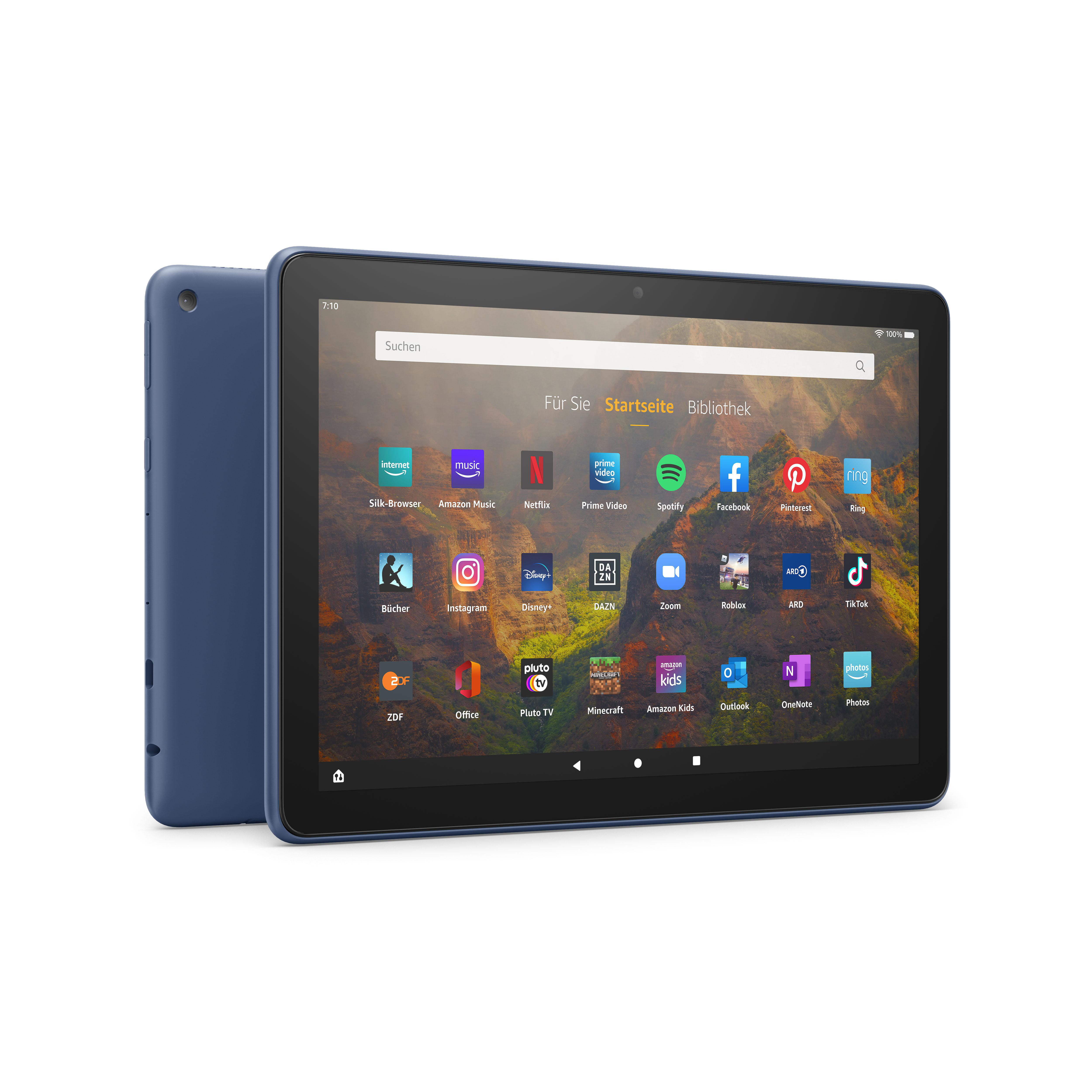 AMAZON Fire HD 10 mit Spezialangeboten, Tablet, 32 GB, 10,1 Zoll, Blue