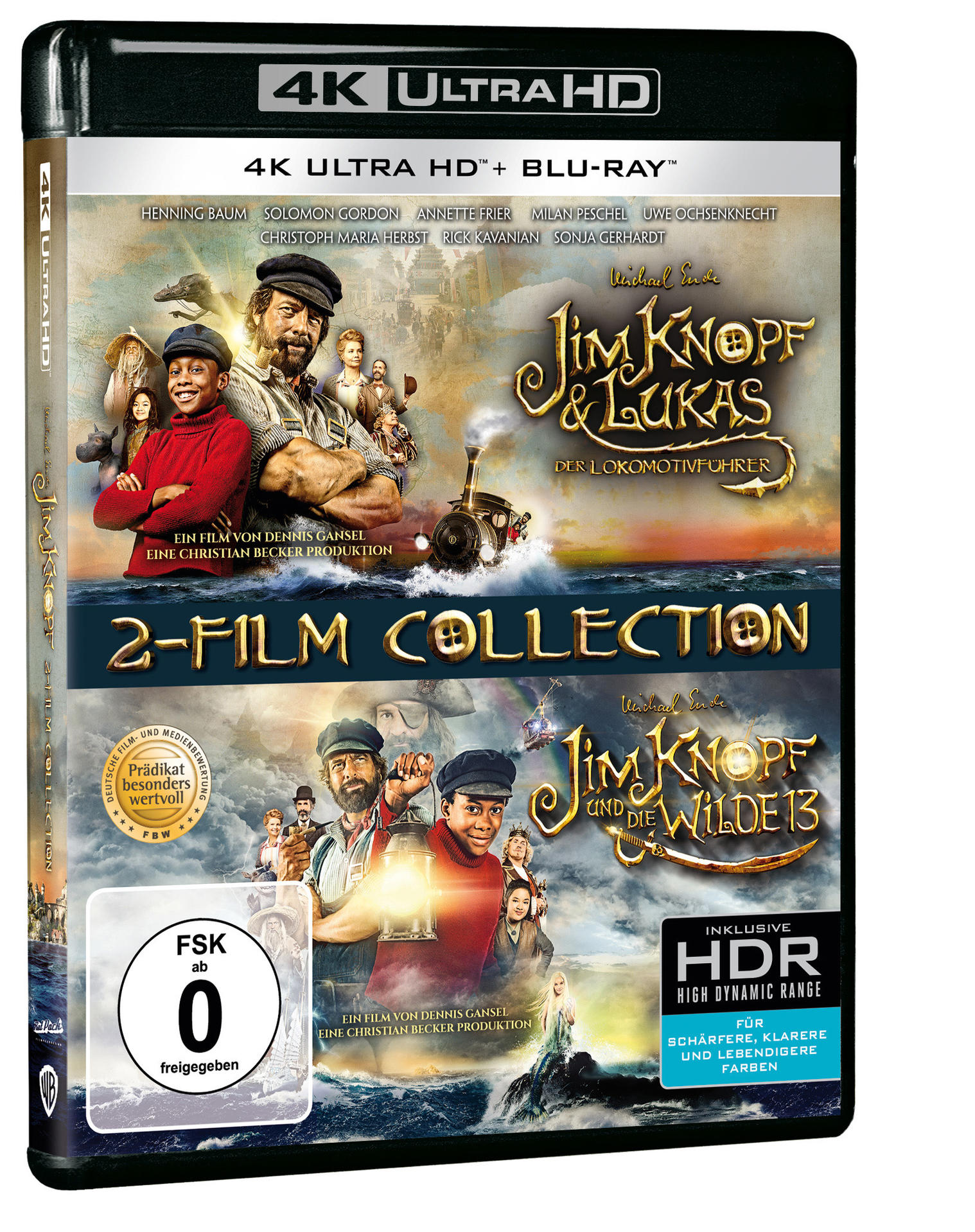 Jim Knopf & Lukas der Lokomotivführer + Jim Knopf und die Wilde 13 4K Ultra HD Blu-ray