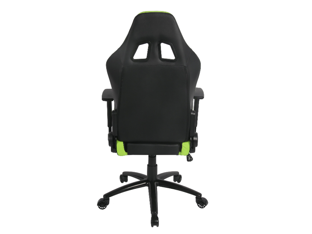 Silla gaming -  Newskill Takamikura Green, Reposabrazos regulable, 150 Kg, Respaldo reclinable, Verde