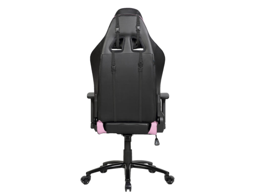 Silla gaming -  Newskill Takamikura Pink, Reposabrazos regulable, 150 Kg, Respaldo reclinable, Rosa