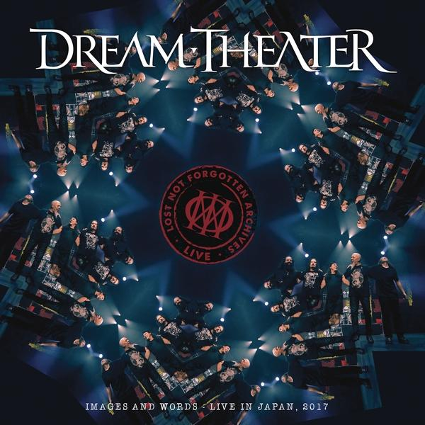 Albumcover mit einem kaleidoskopischen Effekt von Musikern. Der Bandname ist Dream Theater.