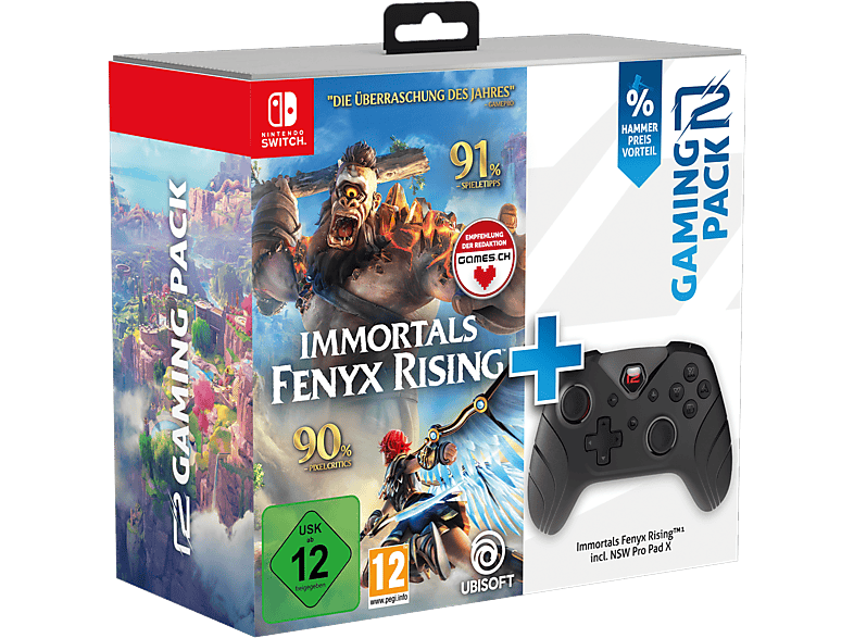 READY2GAMING Pro Pad X Immortals: PC, MediaMarkt Rising Switch, Fenyx kaufen (Nintendo | Bundle Android) online
