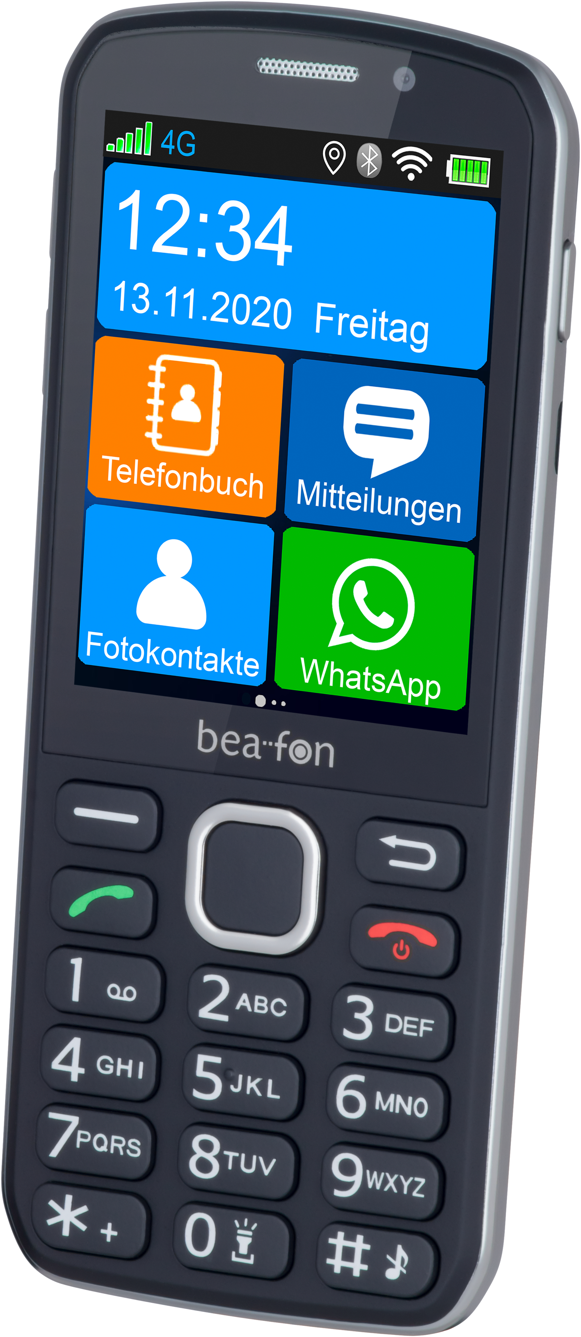 BEAFON SL860 TOUCH 512 MB Schwarz / Silber