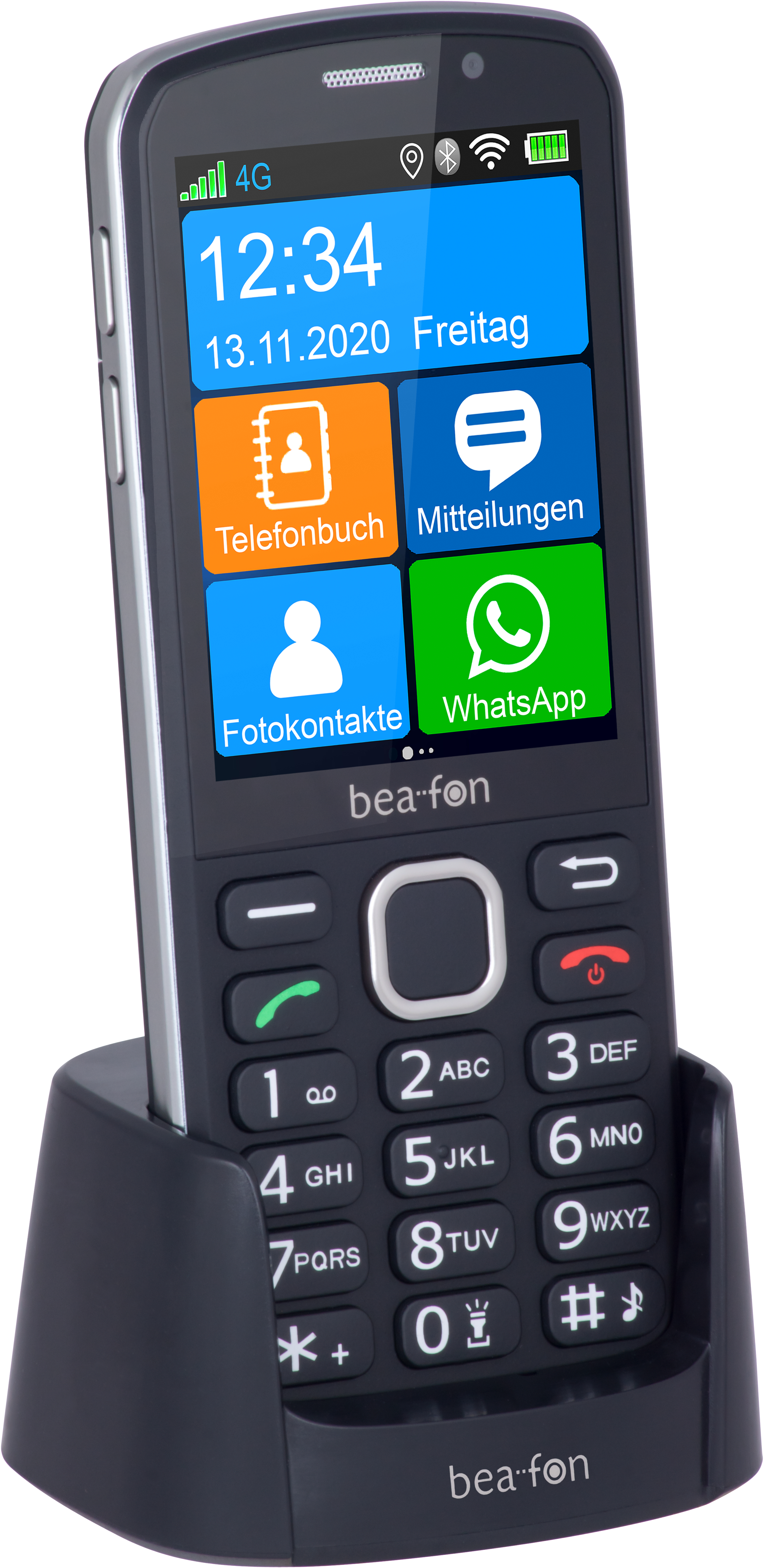 BEAFON SL860 TOUCH 512 MB Schwarz / Silber