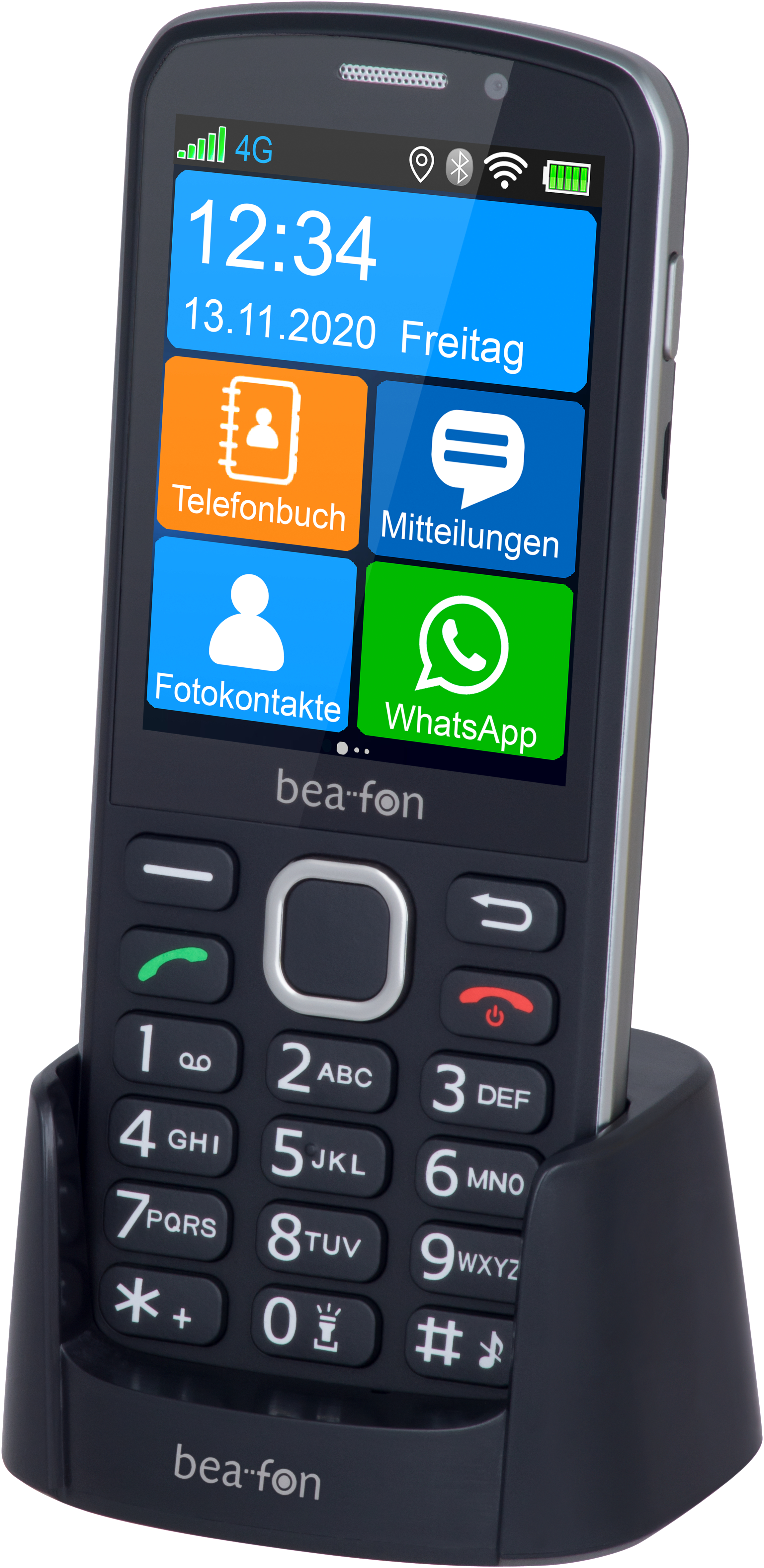 BEAFON SL860 TOUCH 512 MB Schwarz / Silber