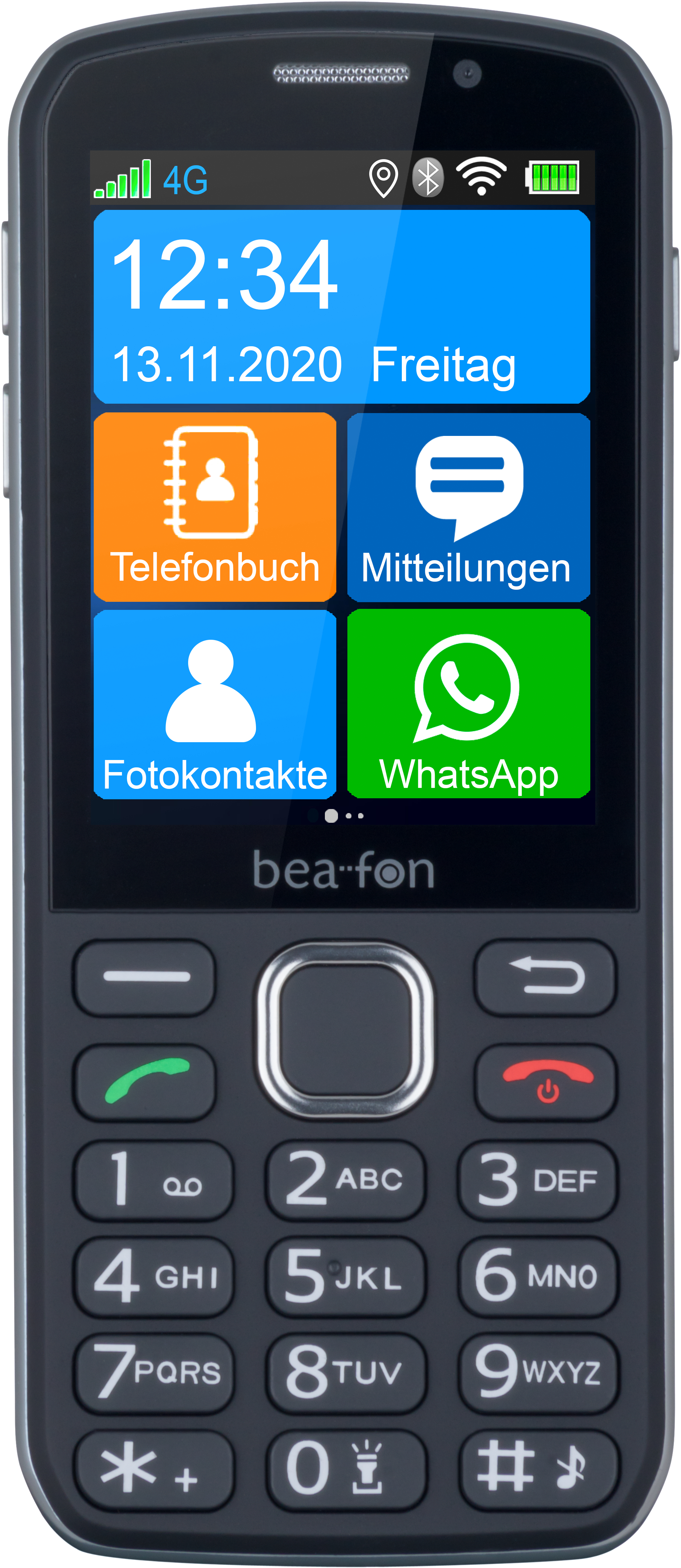 BEAFON SL860 TOUCH 512 MB Schwarz / Silber
