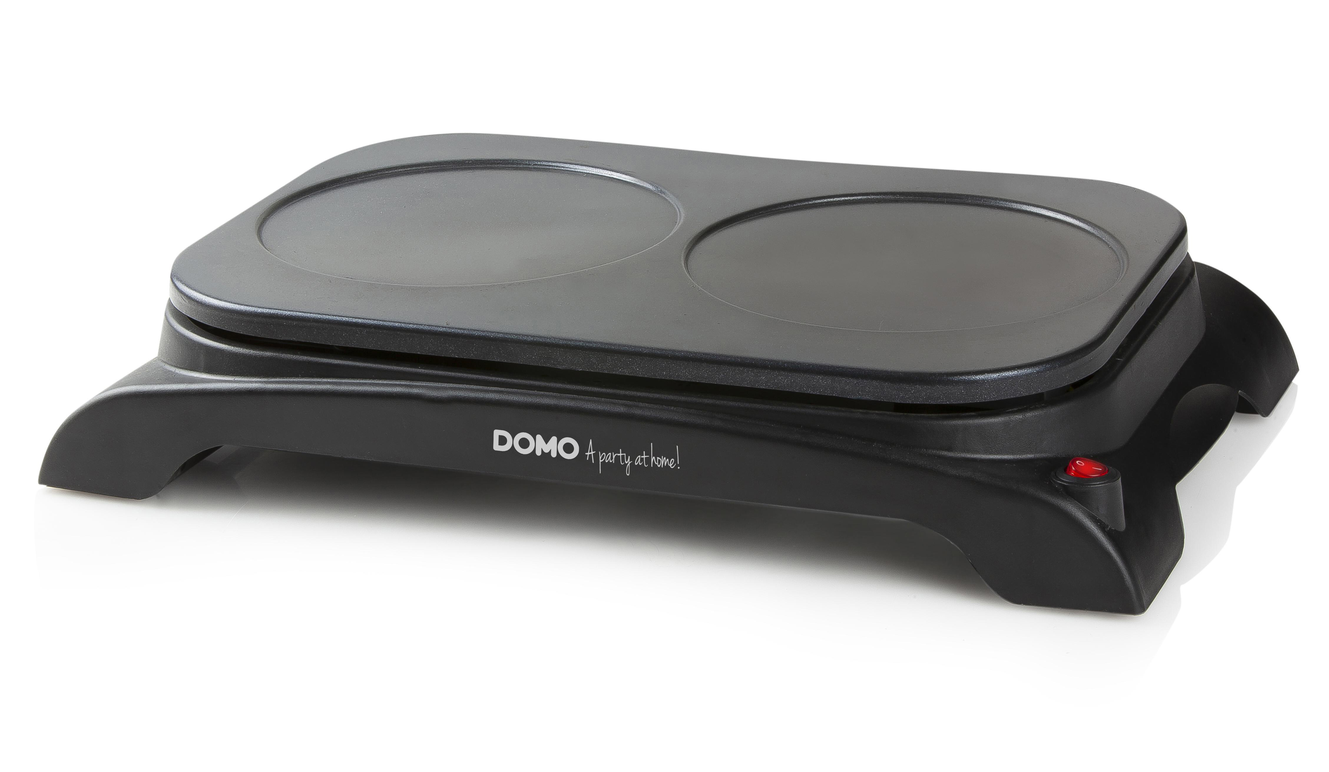 DOMO DO8715P Pancake-Maker Schwarz