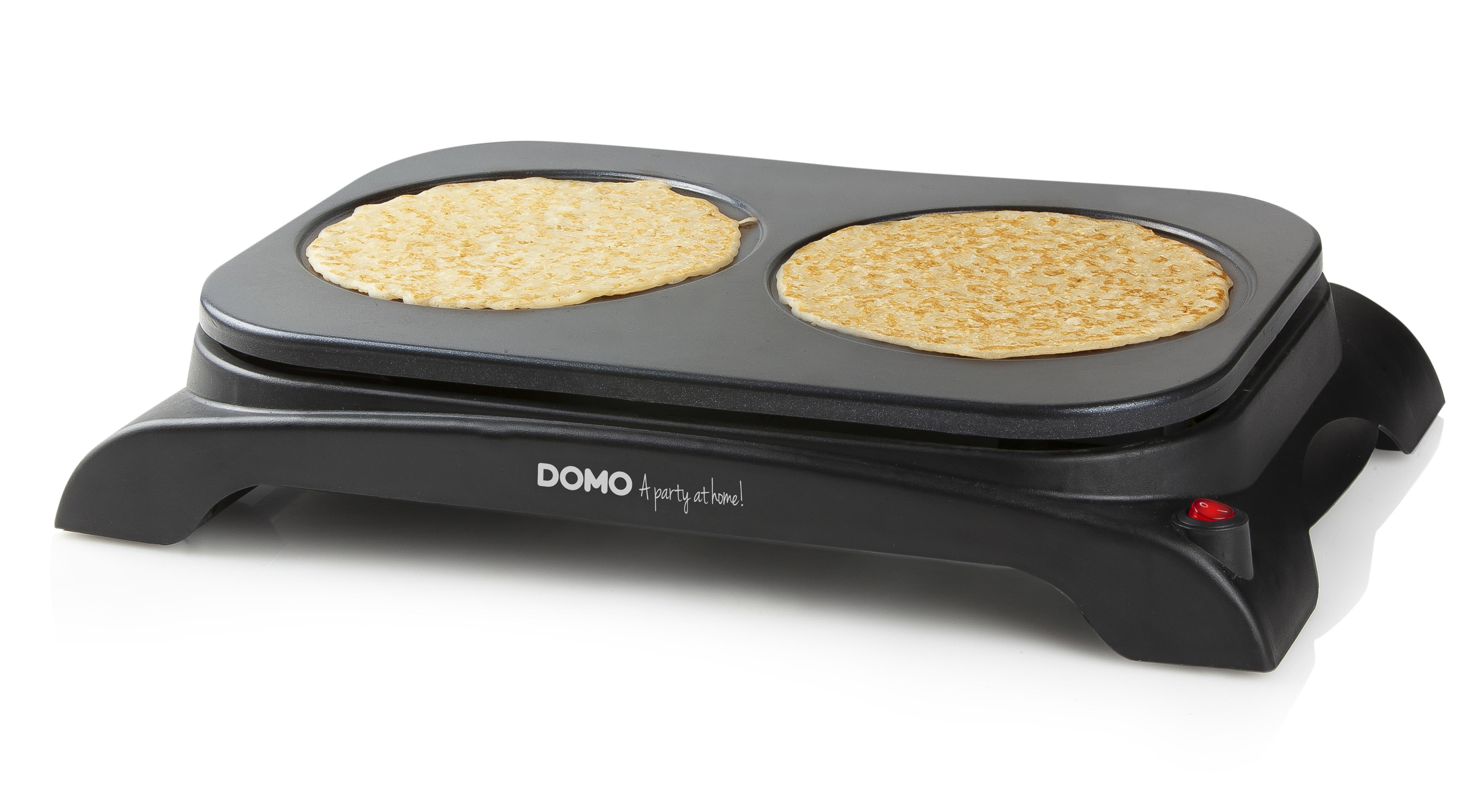 DOMO DO8715P Pancake-Maker Schwarz