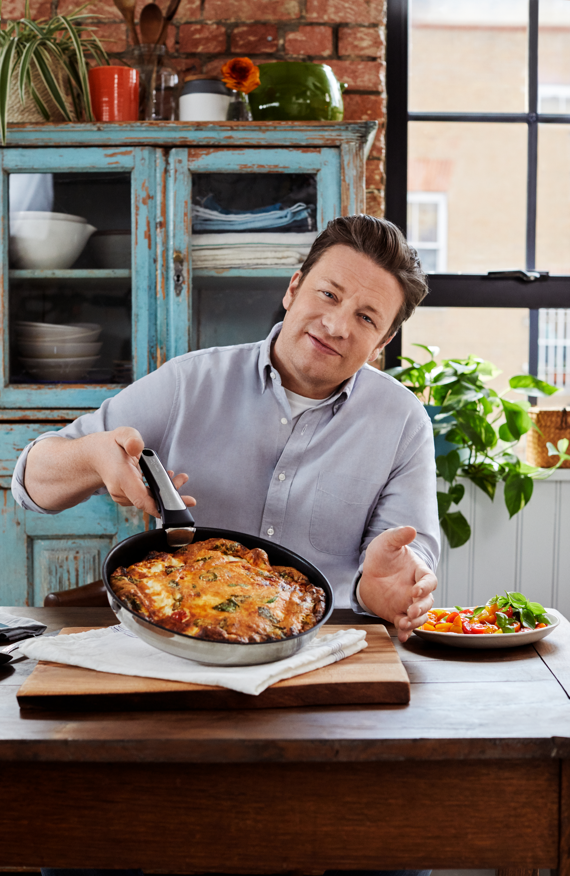 TEFAL L95690 Jamie Oliver Pfannen-Set (Edelstahl, passend für alle Herdarten)