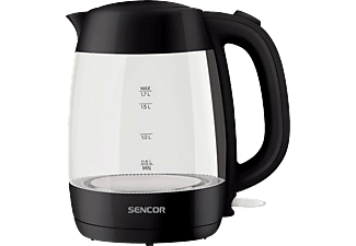 SENCOR SWK 7301BK Üveg vízforraló, fekete, 1.7l