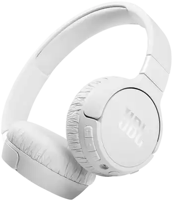 JBL JBLT660NCWHT TUNE 660 NC ON-EAR BTNC WH On-ear Draadloze hoofdtelefoon Wit