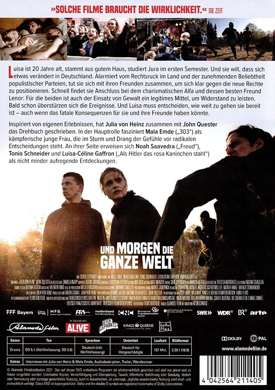 DVD-Cover mit Foto von Menschen und deutschem Text. Schwarzer Hintergrund.
