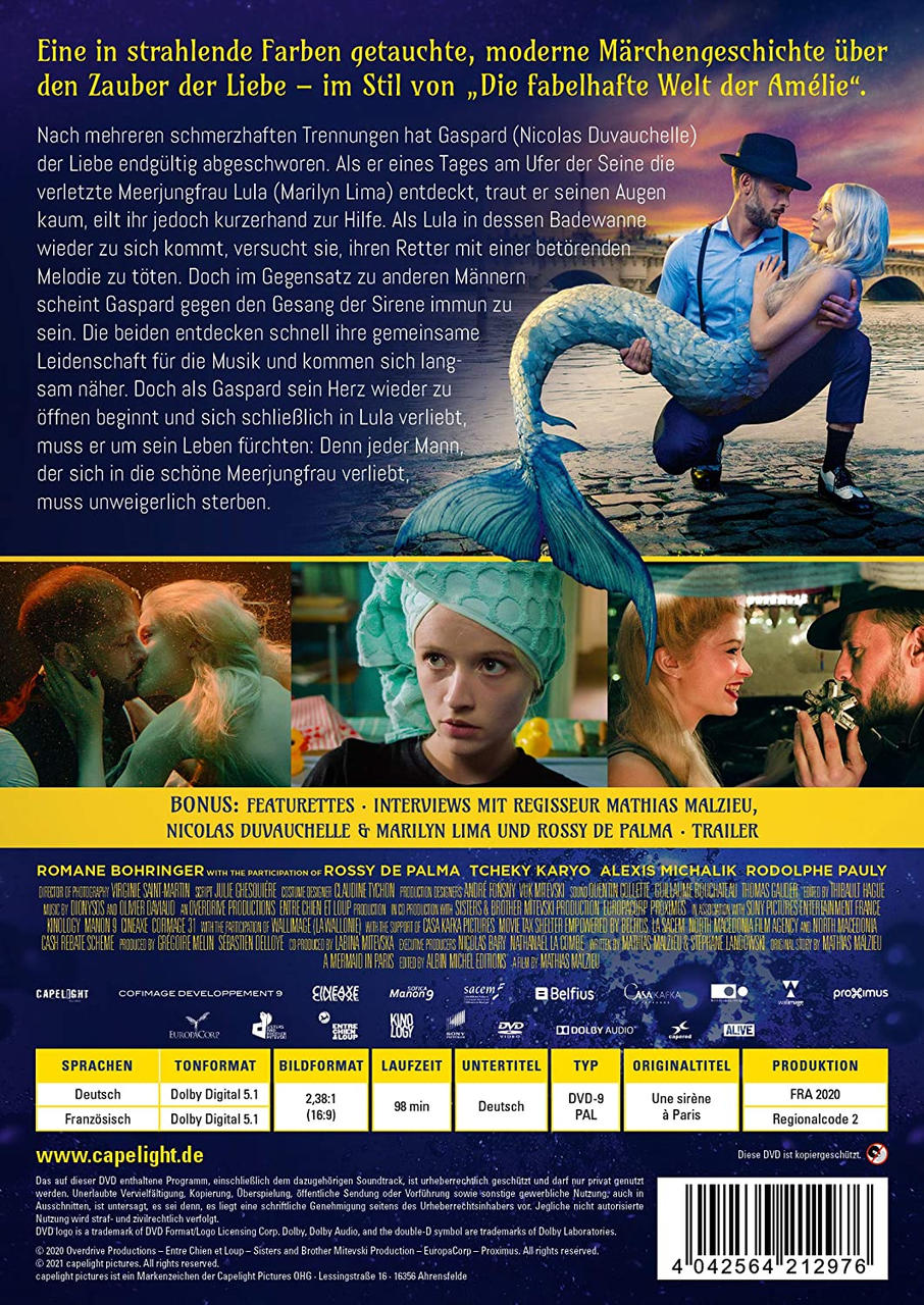 in DVD Eine Meerjungfrau Paris