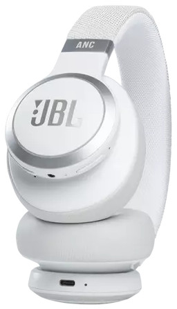 JBL JBLLIVE660NCWHT LIVE 660 NC OVER-EAR BT NC WH Over-ear Draadloze hoofdtelefoon Wit