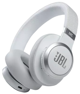 JBL JBLLIVE660NCWHT LIVE 660 NC OVER-EAR BT NC WH Over-ear Draadloze hoofdtelefoon Wit