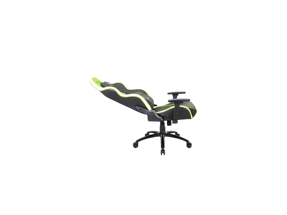 Silla gaming - Newskill Kaidan, Reposabrazos 3D, Hasta 150 kg, PU transpirable + Carbón, Verde