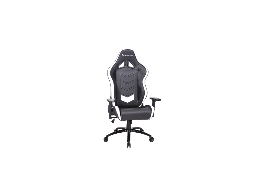Silla gaming - Newskill Kaidan, Reposabrazos 3D, Hasta 150 kg, PU transpirable + Carbón, Negro