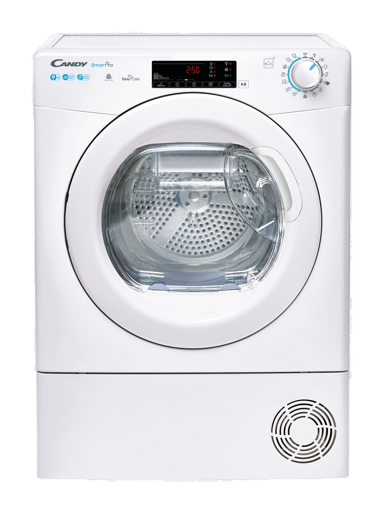 Secadora | Smart Pro CSOE H9A2TE-S, Bomba de 9kg, Wi-Fi, 7 rápidos, Blanco