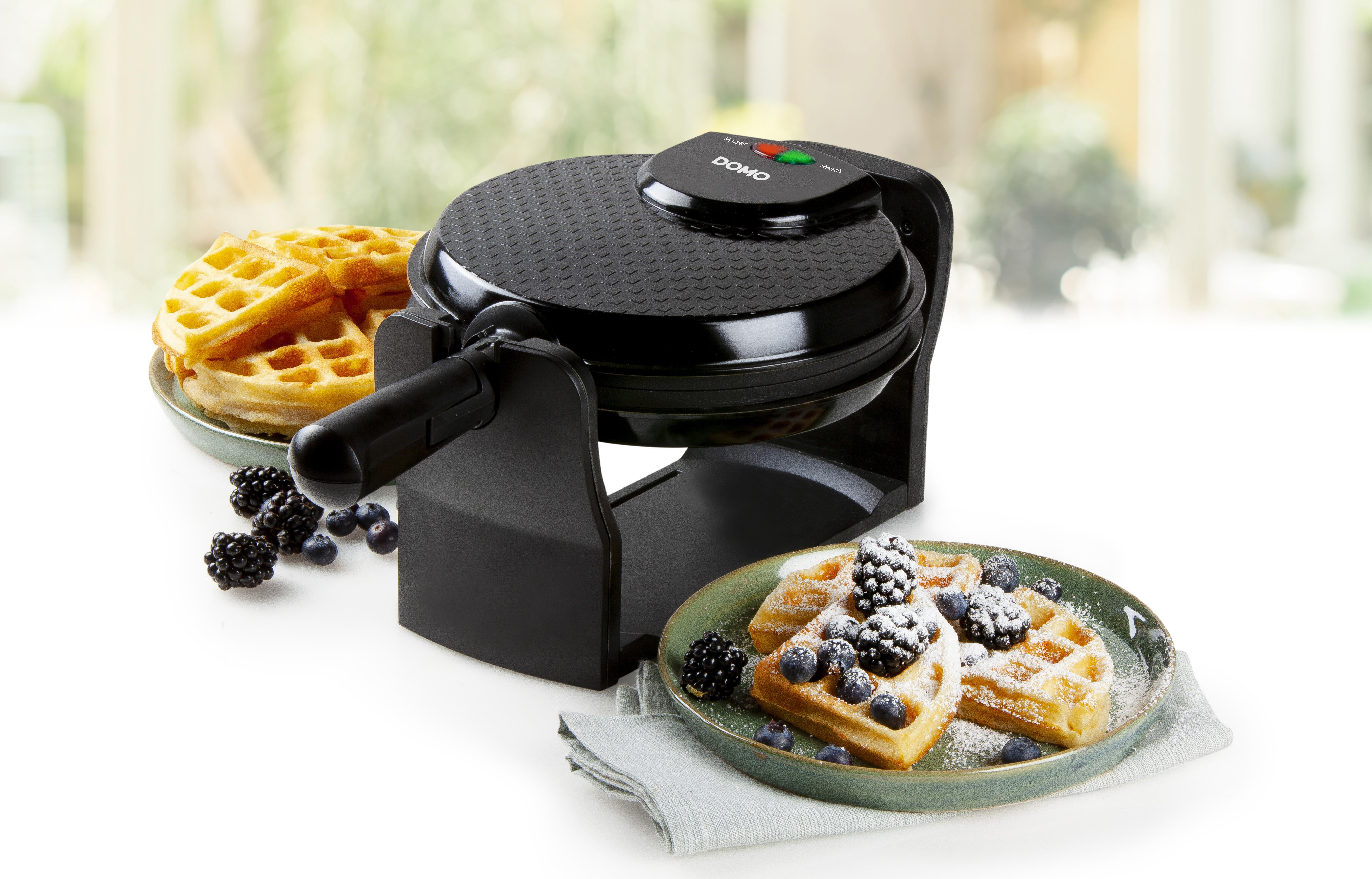 DOMO DO9223W Waffeleisen Schwarz
