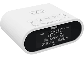 IMPERIAL DABMAN d20 - Radio numérique (DAB, DAB+, FM, Blanc/Noir)