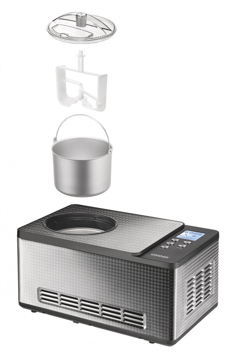 UNOLD 48896 Limited Edition  Eismaschine (150 Watt, Edelstahl)