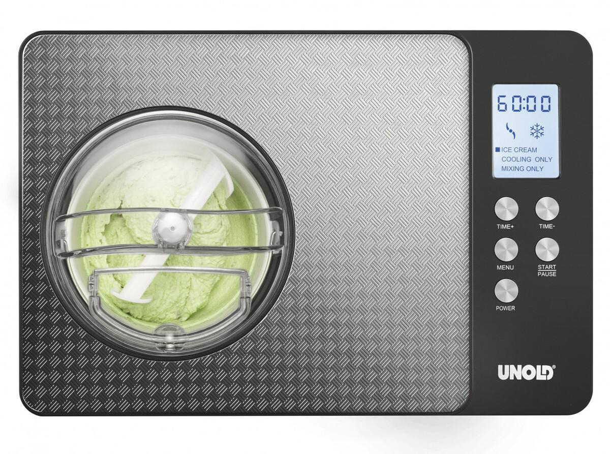 UNOLD 48896 Limited Edition  Eismaschine (150 Watt, Edelstahl)
