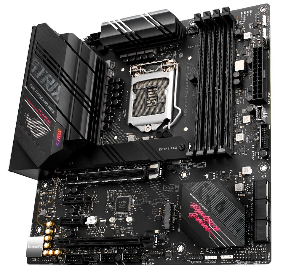 ASUS ROG STRIX (90MB1750-M0EAY0) Gaming-Mainboard GAMING WIFI Schwarz B560-G