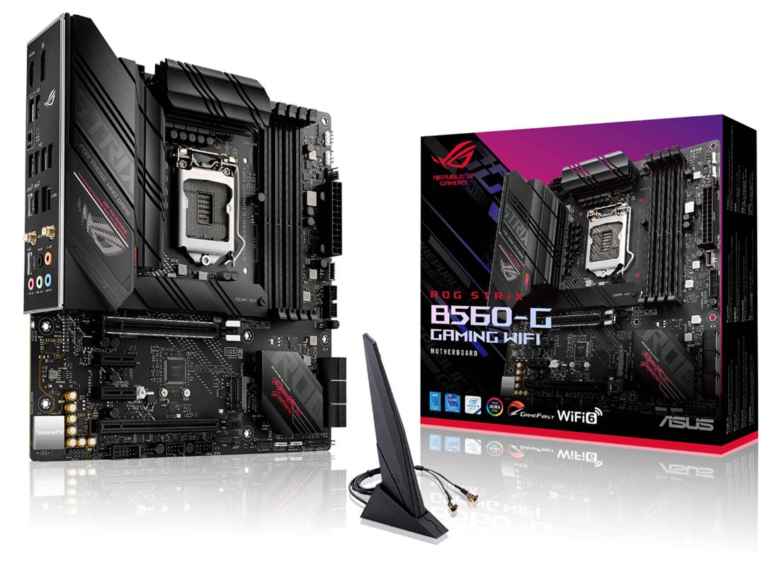 (90MB1750-M0EAY0) GAMING WIFI Gaming-Mainboard STRIX B560-G ROG Schwarz ASUS