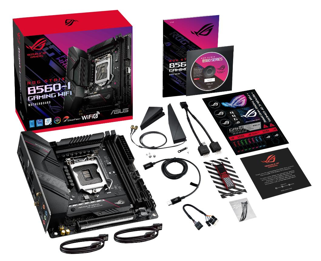 ASUS ROG STRIX B560-I GAMING WIFI (90MB16Y0-M0EAY0) Gaming-Mainboard Schwarz