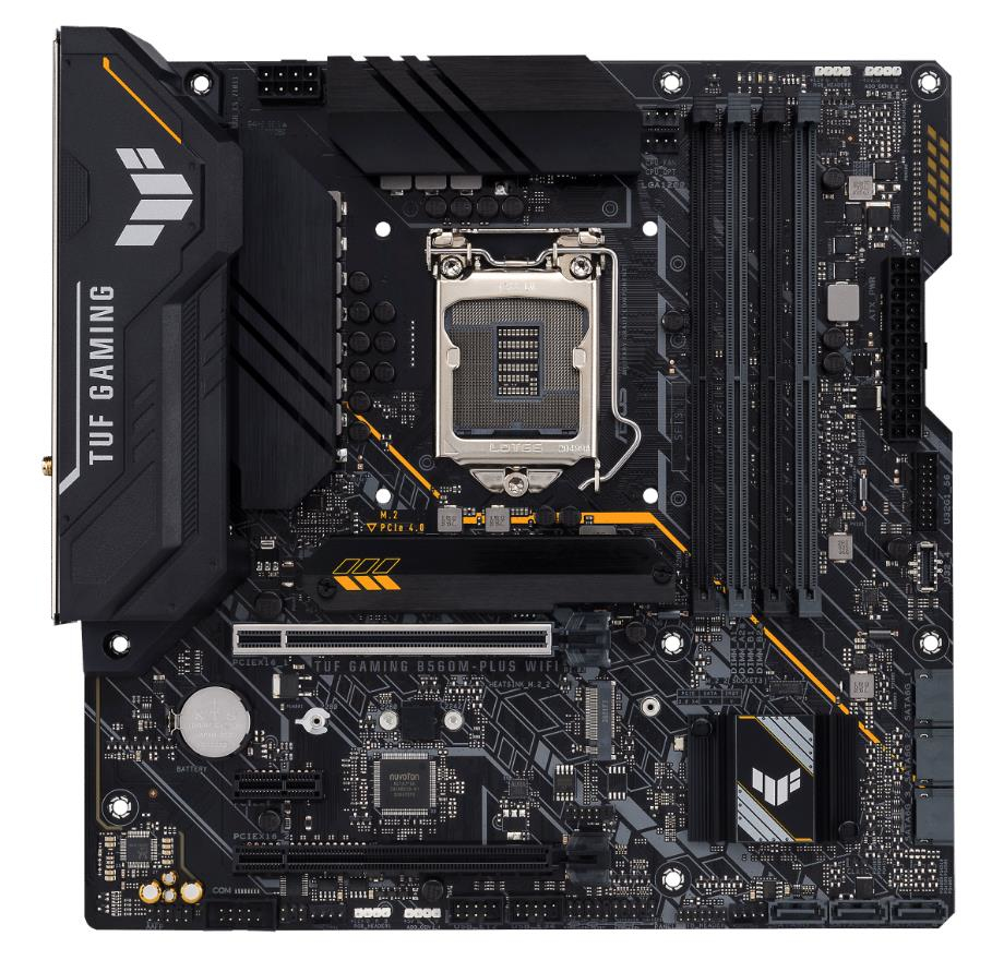 ASUS TUF GAMING B560M-PLUS WIFI (90MB1770-M0EAY0) Gaming-Mainboard Schwarz