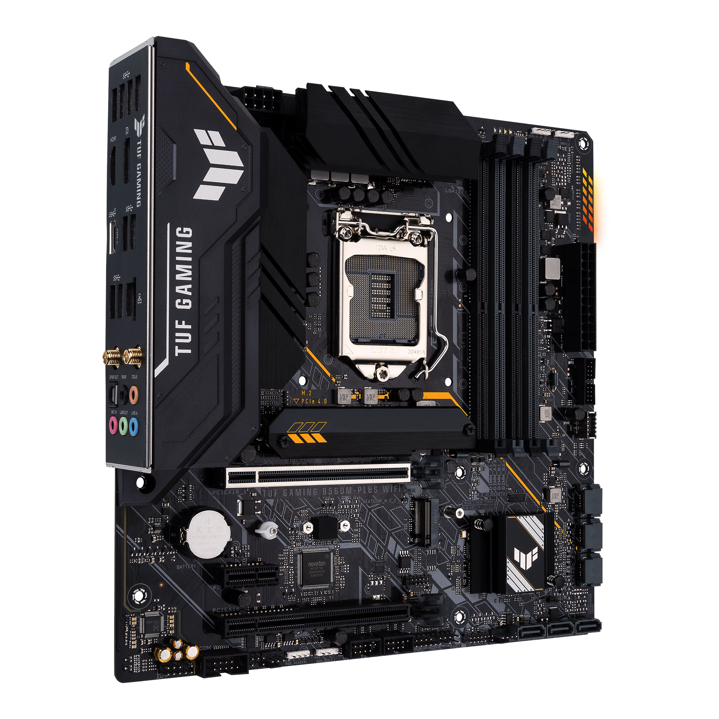 ASUS TUF GAMING B560M-PLUS WIFI (90MB1770-M0EAY0) Gaming-Mainboard Schwarz