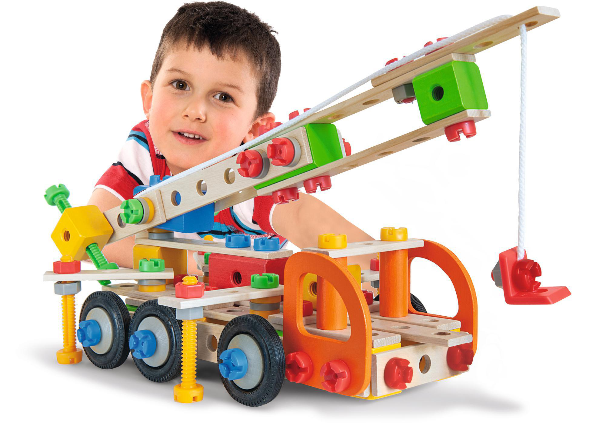 EICHHORN Kranwagen Constructor, Mehrfarbig