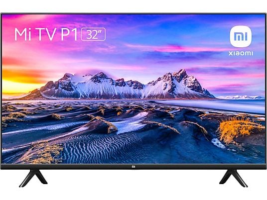 TV LED 32" - Xiaomi Mi TV P1, HD, Smart TV, WiFi, Control por voz, AndroidTV, Dolby Audio™ y DTS-HD, Negro