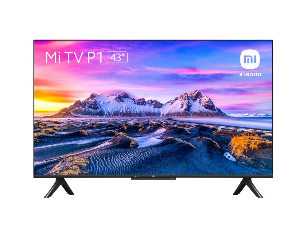 TV LED 43" - Xiaomi Mi TV P1, UHD 4K, Smart TV, HDR10+, Control por voz, Dolby Audio™ y DTS-HD, Negro