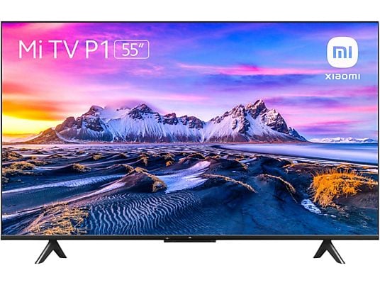 TV LED 55" - Xiaomi Mi TV P1, UHD 4K, Smart TV, HDR10+, Control por voz, Dolby Audio™ y DTS-HD, Negro