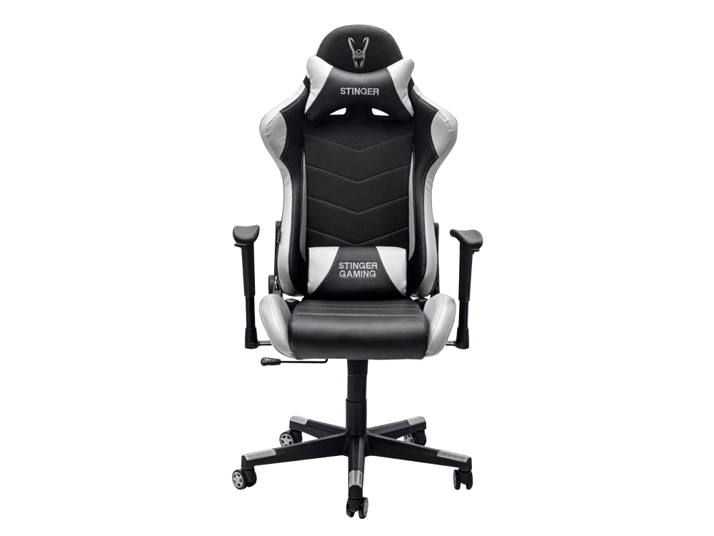 Woxter Stinger Station silla gaming blanca reposabrazos 2d 150 kg de gas clase 4 inclinación 170º white oficina escritorio eje acero levantamiento por refuerzo foam md racing