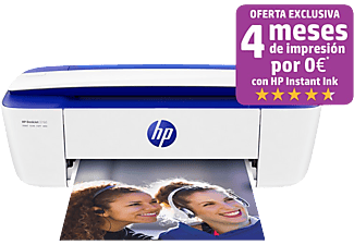 multifunción HP DeskJet 3760, WiFi, USB, color, incluye 4 de impresión Instant Ink, T8X19B