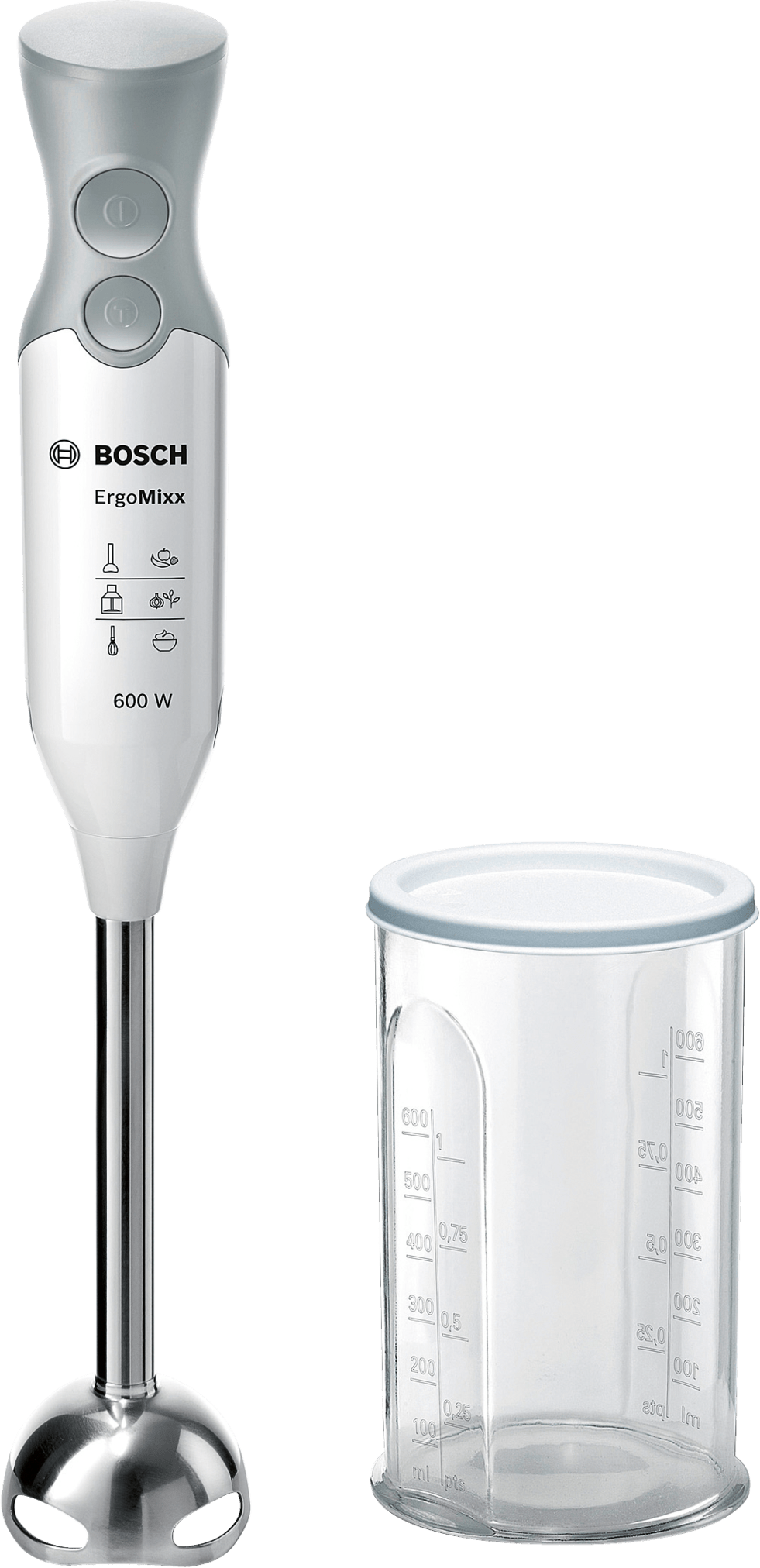 BOSCH MSM66110 ErgoMixx Botmixer szett, 600W, fehér