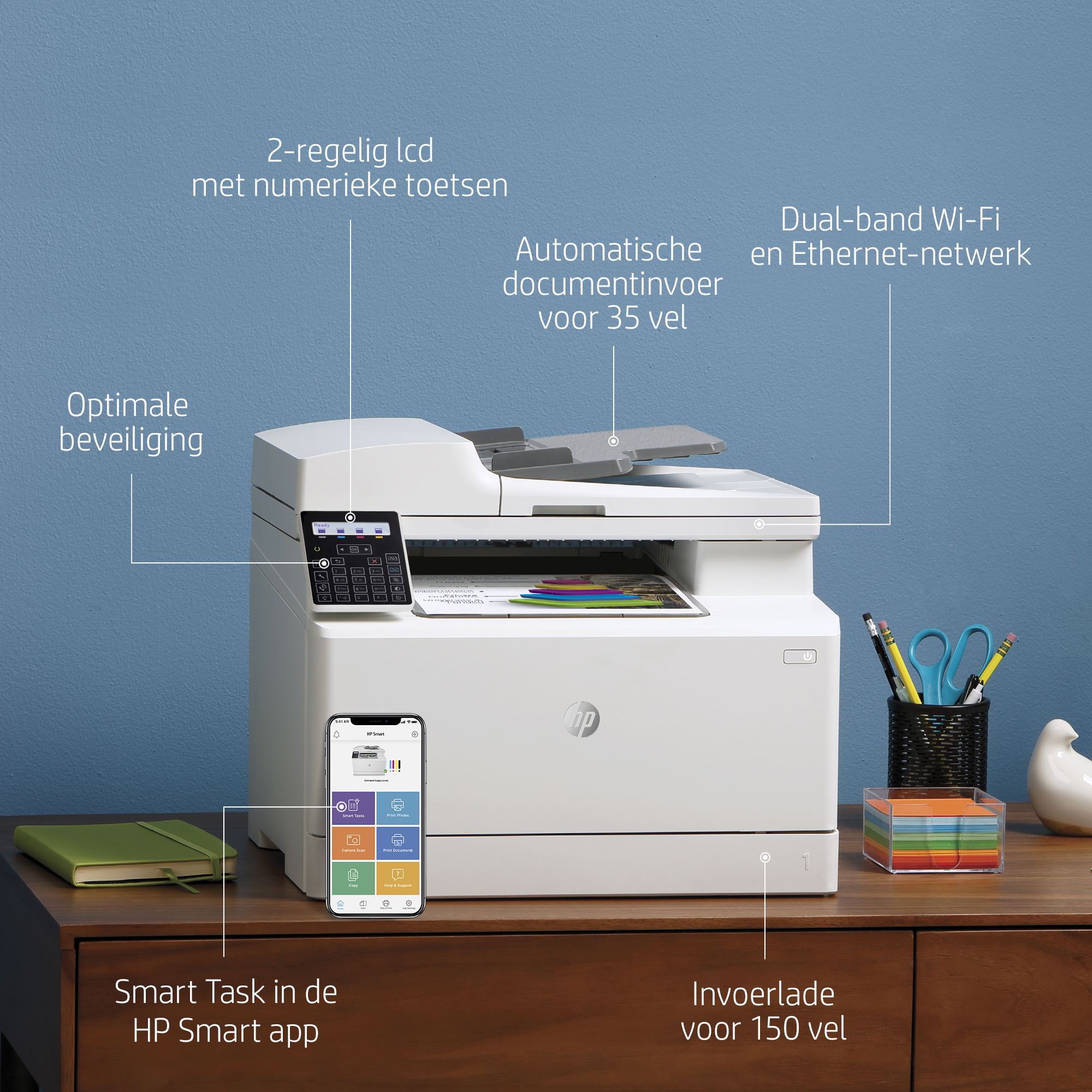 HP Imprimante multifonction LaserJet Pro M183fw (7KW56A#B19) Imprimante multifonction