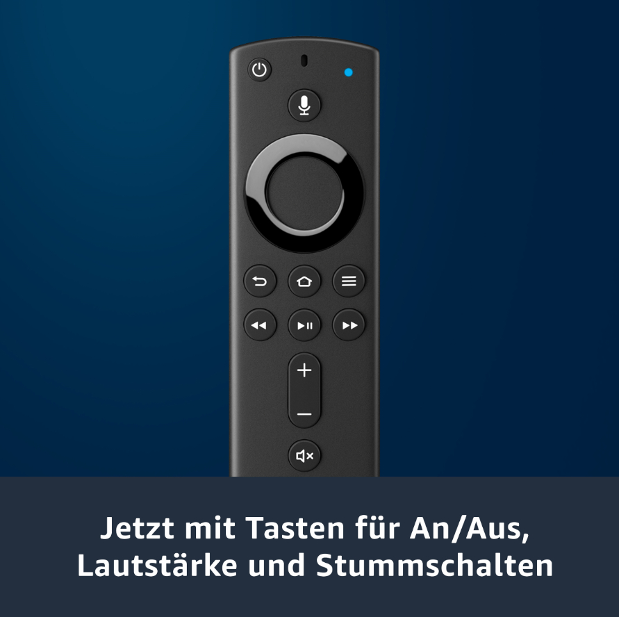 AMAZON Fire TV Stick 4K mit Alexa-Sprachfernbedienung Streaming Stick 8 GB, Schwarz